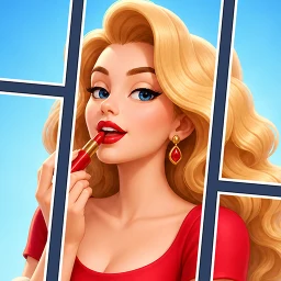 Icône de Jigsaw Solitaire Makeover Card
